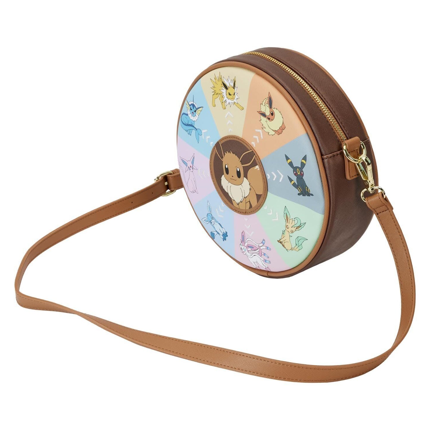 Loungefly Pokémon Eevee Evolutions Crossbody Canteen Purse for Pokémon Fans