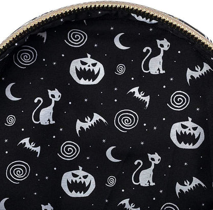 Loungefly Disney Nightmare Before Christmas Tarot Card AOP Double Strap Bag