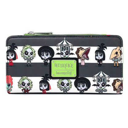 Loungefly Beetlejuice Chibi All Over Print Faux Leather Wallet