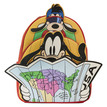 Loungefly Disney Goofy Movie Road Trip Map Mini Backpack Standard