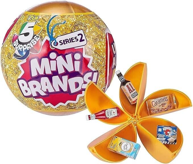 5 Surprise Mini Brands Series 2 by Zuru - Bundle of 3 Balls