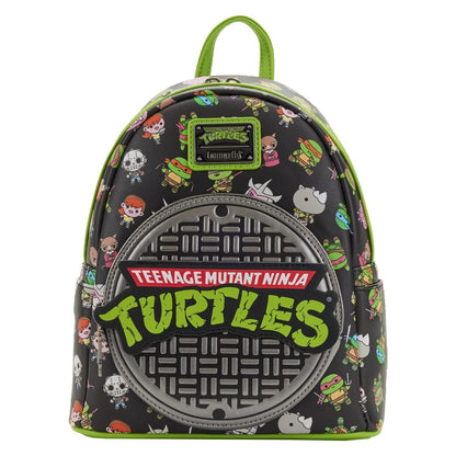 TMNT Sewer Cap AOP Loungefly Mini Backpack Standard