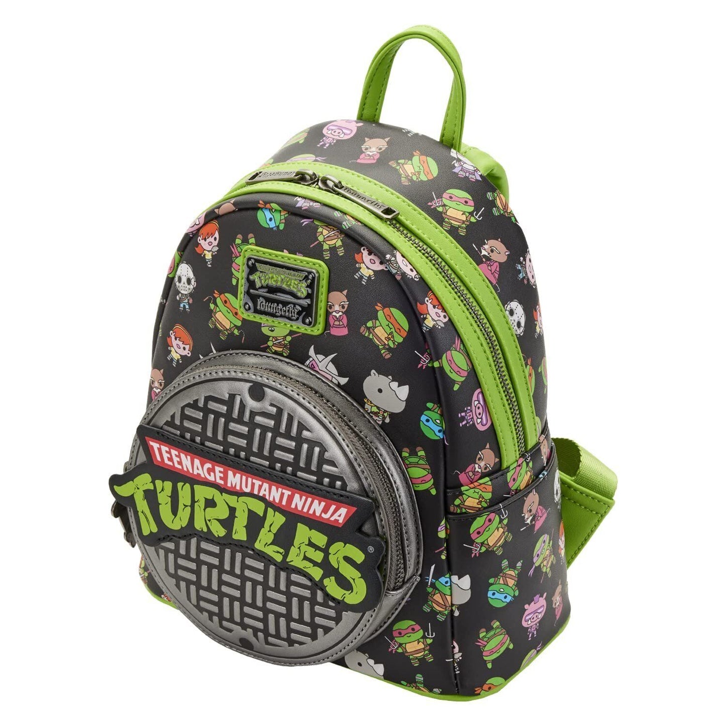 TMNT Sewer Cap AOP Loungefly Mini Backpack Standard