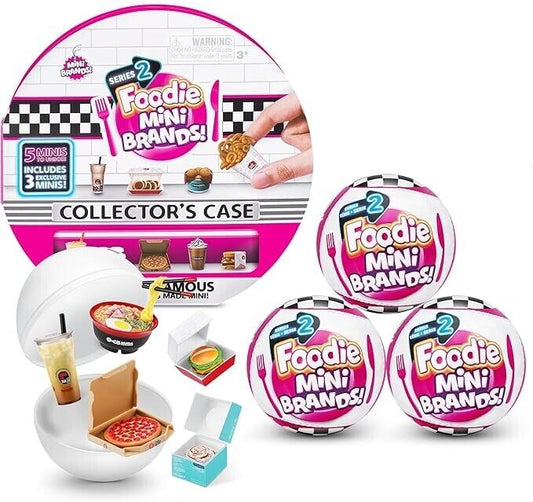 ZURU Mini Brands Foodies Series 2 Collector- 3 Pack