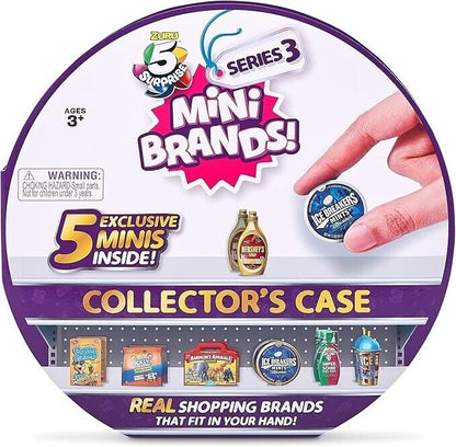 Zuru Surprise Mini Brands Series 3 in Collector's Case Store & Display 5 Minis