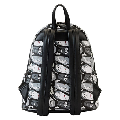 Loungefly Nightmare Before Christmas Xmas Coffin All-Over Print Mini Backpack