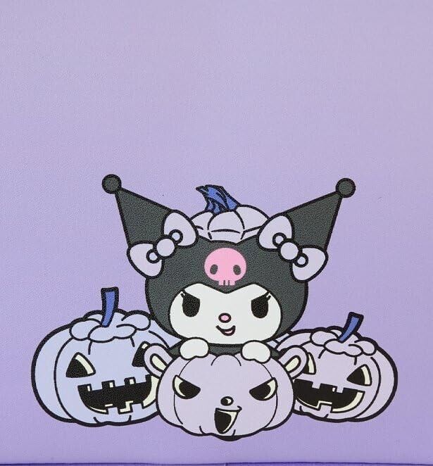 Loungefly Sanrio Kuromi Pumpkin Glow-in-the-Dark Mini Backpack