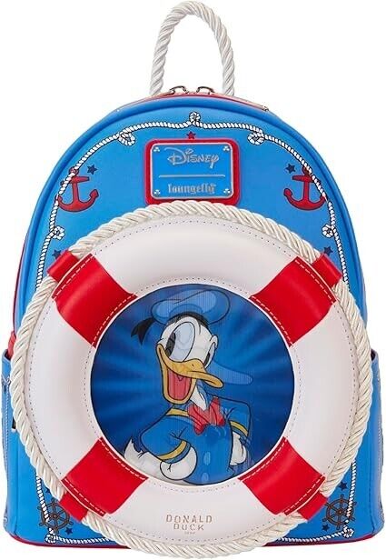 Loungefly Disney Donald Duck 90th Anniversary Lenticular Mini Backpack