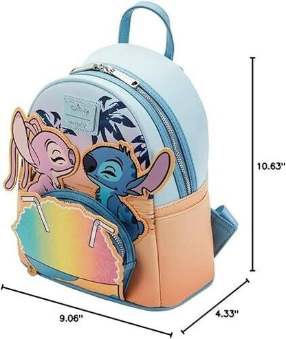 Loungefly Disney Lilo & Stitch Snow Cone Date Night Double Strap Shoulder Bag