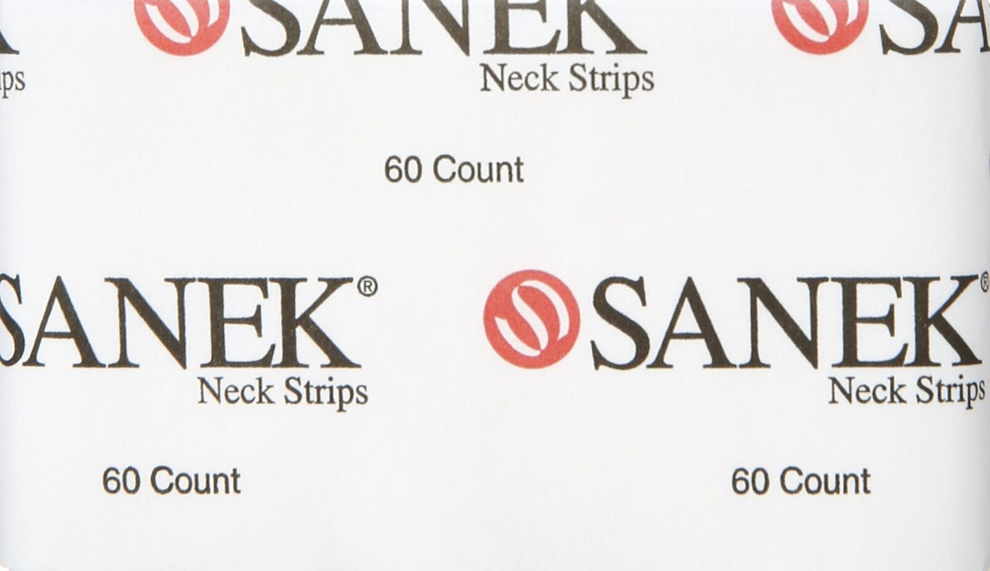 GRAHAM SANEK Salon Barber Stylist Neck Strips (12 Packs of 60) SD-43310 (4 Pack)