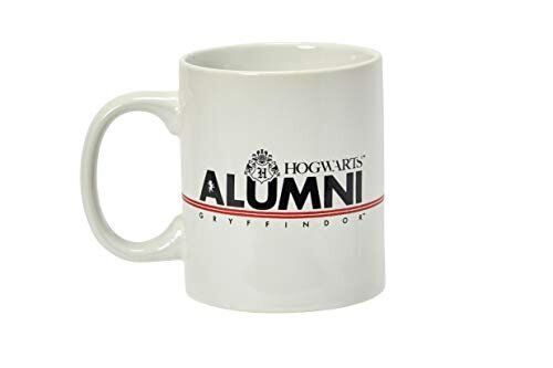 Harry Potter Slytherin Alumni Mug - 11-Oz White Cup with Crest & Red stripe