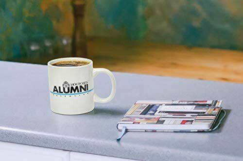 Harry Potter Slytherin Alumni Mug - 11-Oz White Cup with Crest & Blue stripe