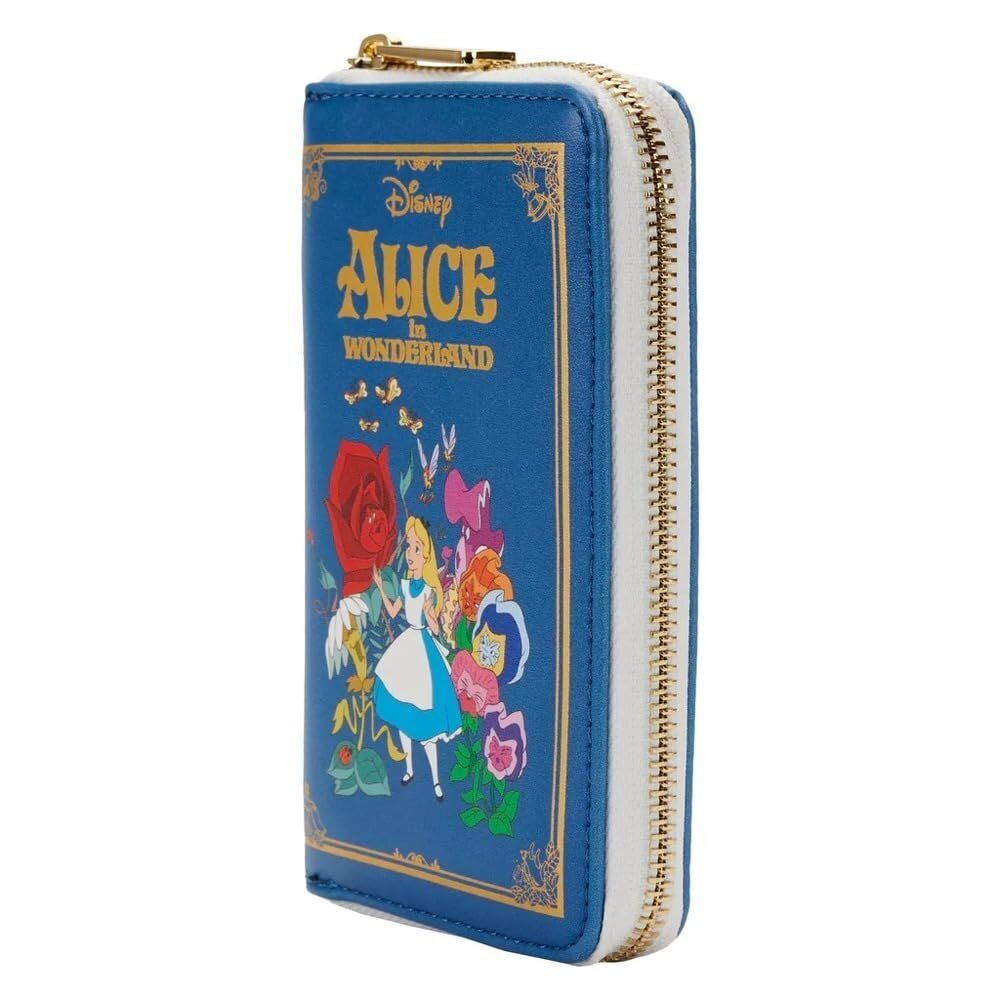 Loungefly Disney Alice in Wonderland Classic Book Zip Around Wallet