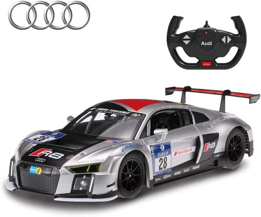 Dusky Shark 1:14 Scale White RC Audi R8 LMS Performance Model with LED Lights