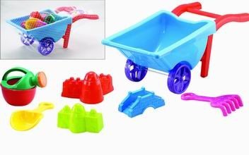 Beach Toy Playset with Wheelbarrow - Fun Sand Play Accessories for Kids