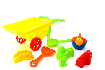 Beach Toy Playset with Wheelbarrow - Fun Sand Play Accessories for Kids