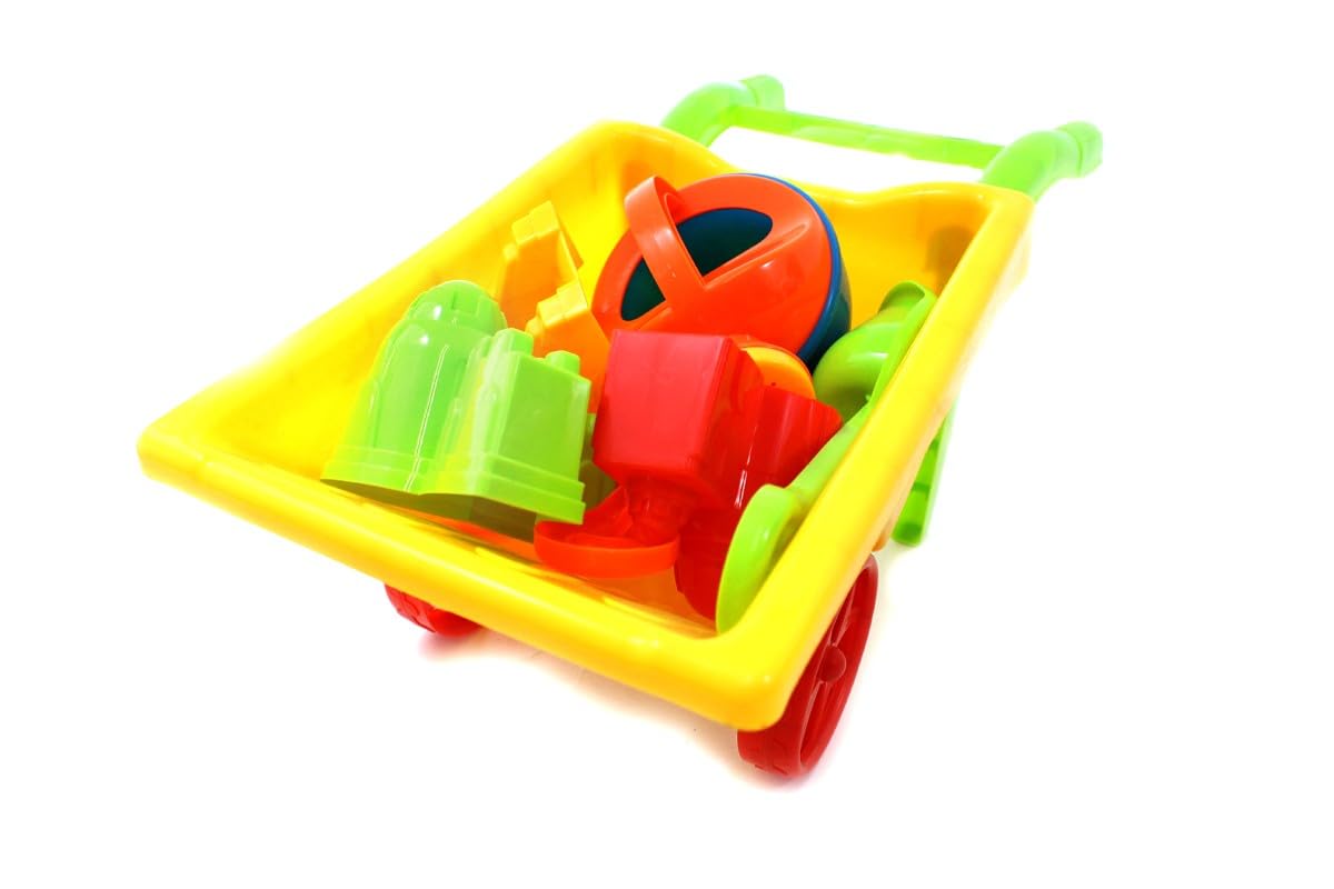 Beach Toy Playset with Wheelbarrow - Fun Sand Play Accessories for Kids