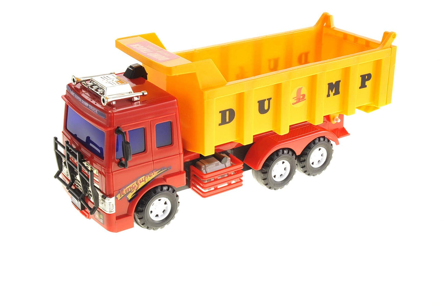 Friction-Powered Big Dump Truck - Heavy Duty Construction Toy