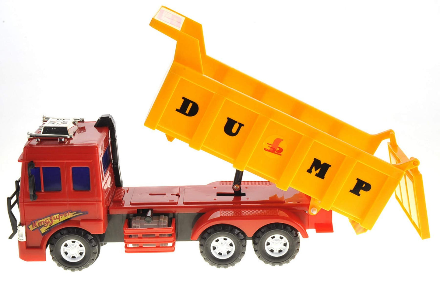 Friction-Powered Big Dump Truck - Heavy Duty Construction Toy