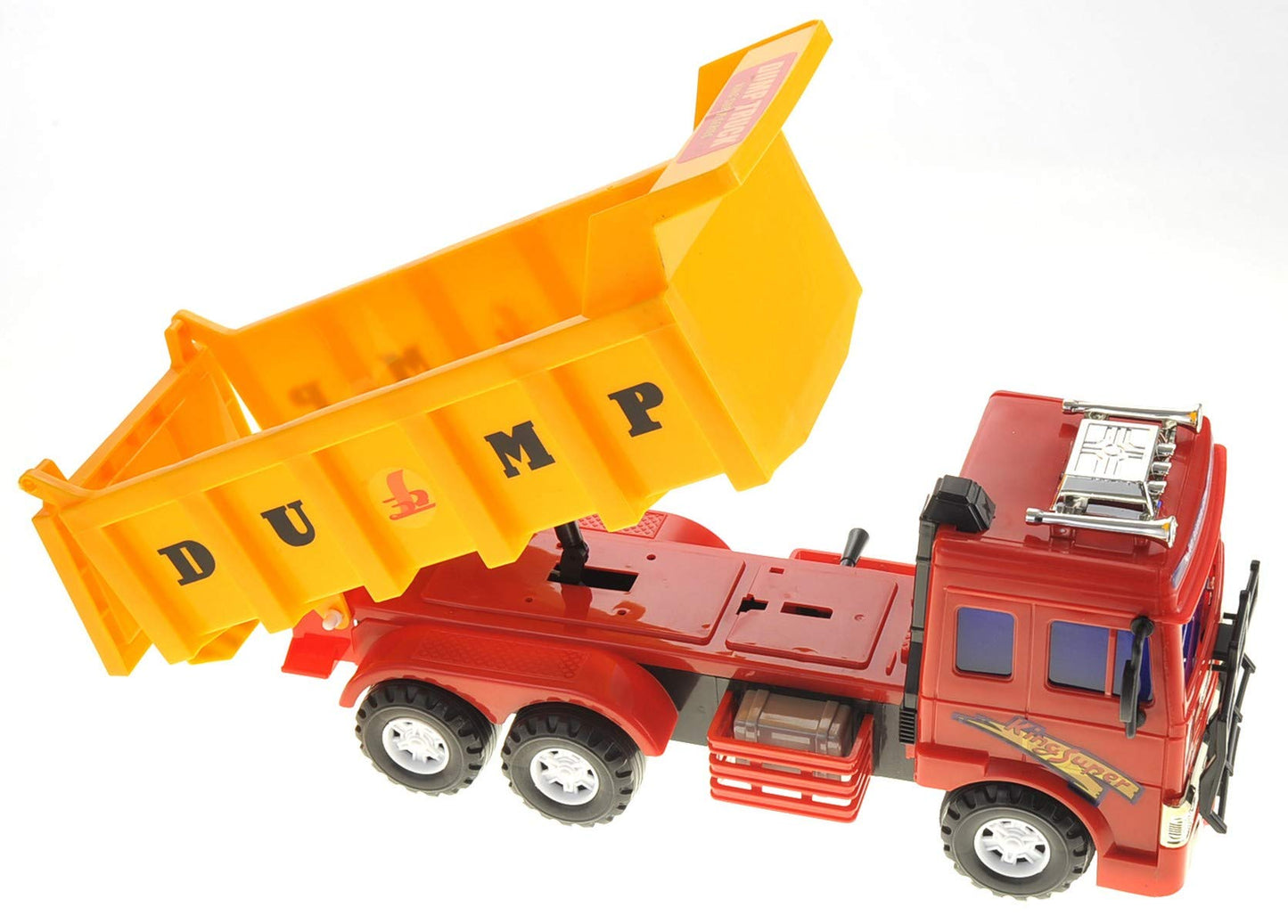 Friction-Powered Big Dump Truck - Heavy Duty Construction Toy