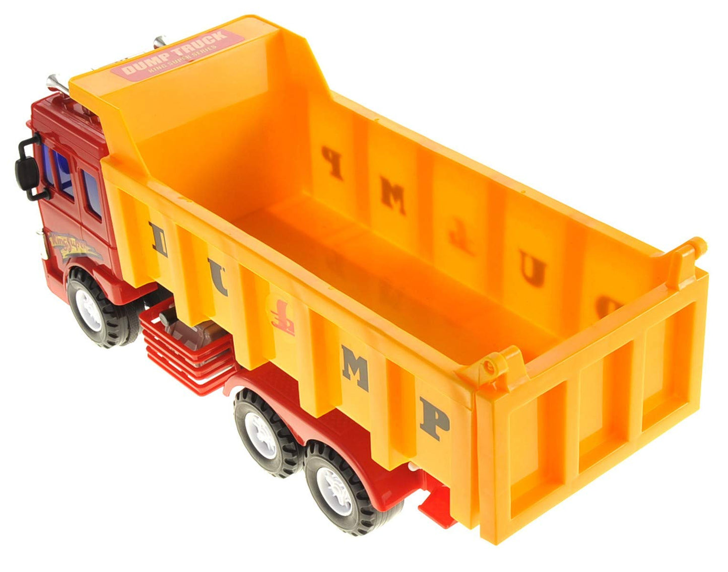 Friction-Powered Big Dump Truck - Heavy Duty Construction Toy