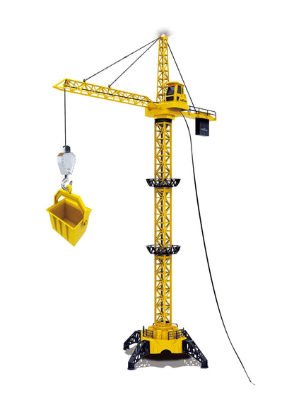 Dusky Shark 50in Wired RC Crawler Crane with Adjustable Height and Tower Light - Construction Toy