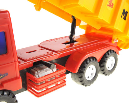 Friction-Powered Big Dump Truck - Heavy Duty Construction Toy