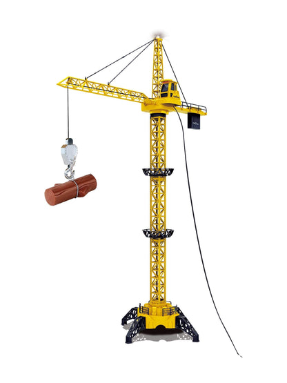 Dusky Shark 50in Wired RC Crawler Crane with Adjustable Height and Tower Light - Construction Toy