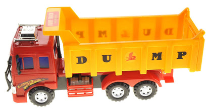 Friction-Powered Big Dump Truck - Heavy Duty Construction Toy