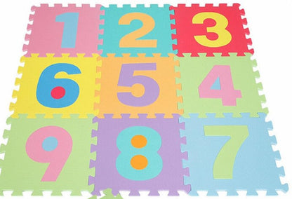 Kids Alphabet and Number Puzzle Play Mat – Soft, Interlocking Foam Tiles for Learning