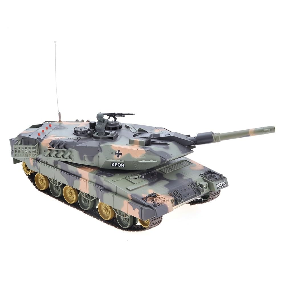 Dusky Shark 16in 1:24 RC German Leopard Battle Tank with BB Shooting Function