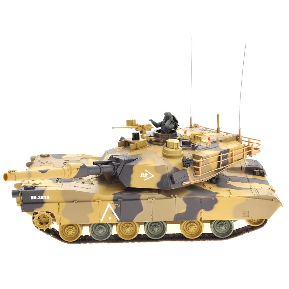 Dusky Shark 16in RC Battle Tank with BB Shooting Function – Remote Control Toy Tank