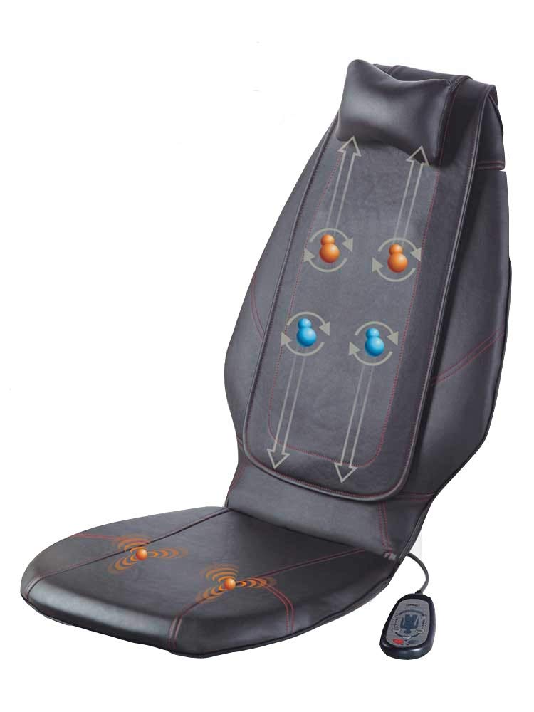 Dusky Shark Car Seat Massage Pad – Comfortable Heated Massager for Relaxation on The Go