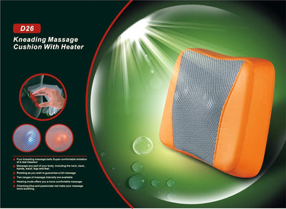 Dusky Shark Massage Cushion with Heater – Soothing Heated Massager for Home & Travel