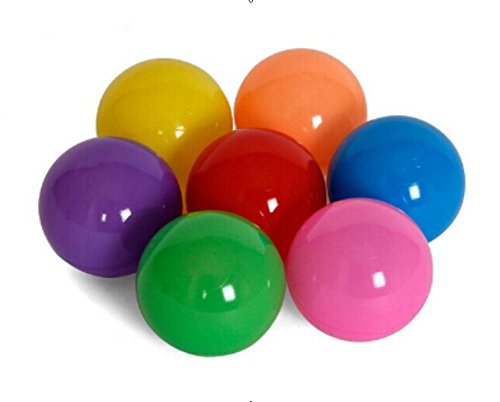 Dusky Shark Non-Toxic Crush-Proof Play Balls - 100 Pack, 7 Colors: Pink, Green, & More