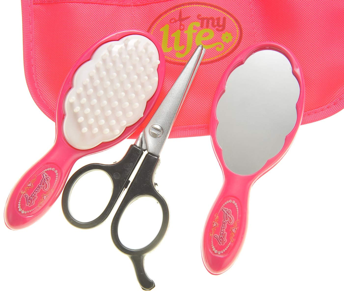 Complete Beauty Salon Set: Hair Dryer, Curling Iron, Mirror & More