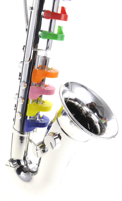 Colorful Saxophone with 8 Keys – Fun Musical Instrument for Kids