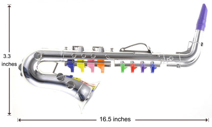 Colorful Saxophone with 8 Keys – Fun Musical Instrument for Kids