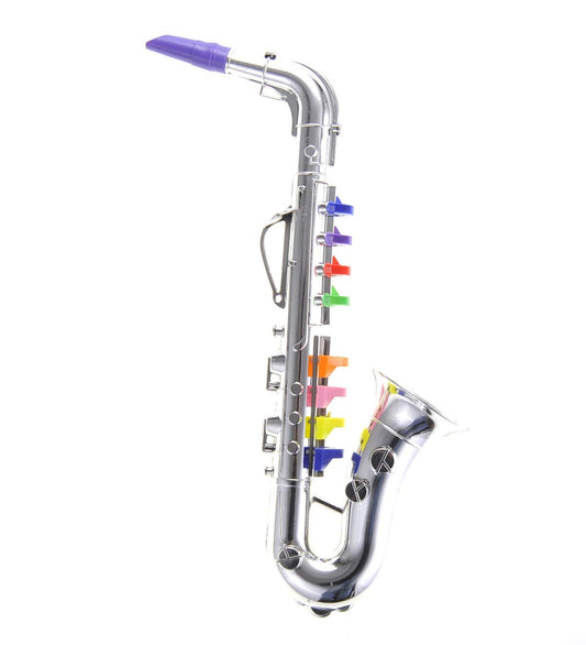 Colorful Saxophone with 8 Keys – Fun Musical Instrument for Kids