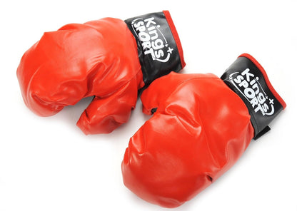 43 in Kings Sport Punching Bag with Gloves - Boxing Set for Kids