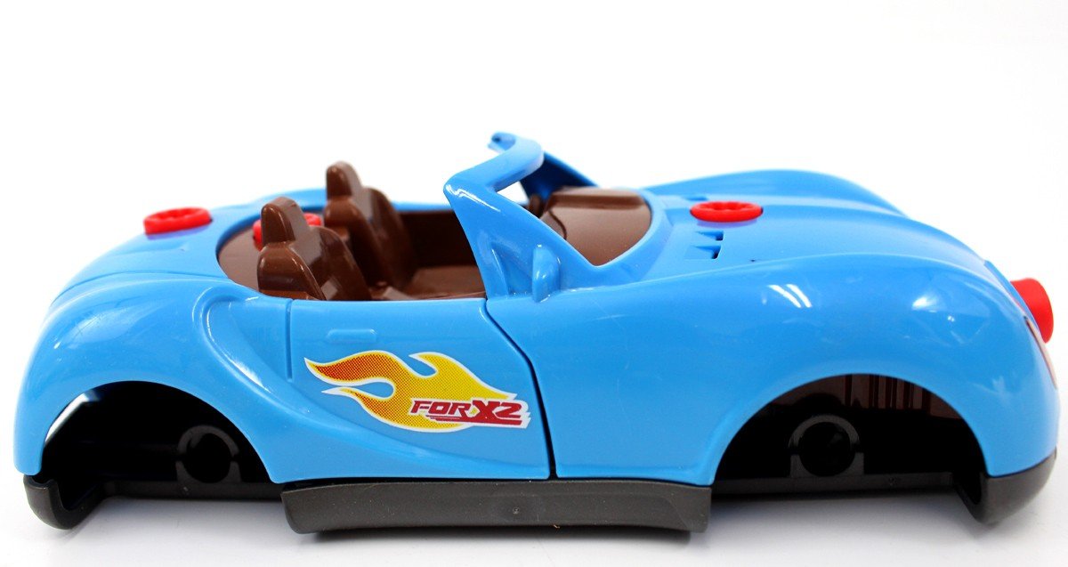 Dusky Shark Race Car Take-A-Part Toy - Build and Rebuild Fun for Kids