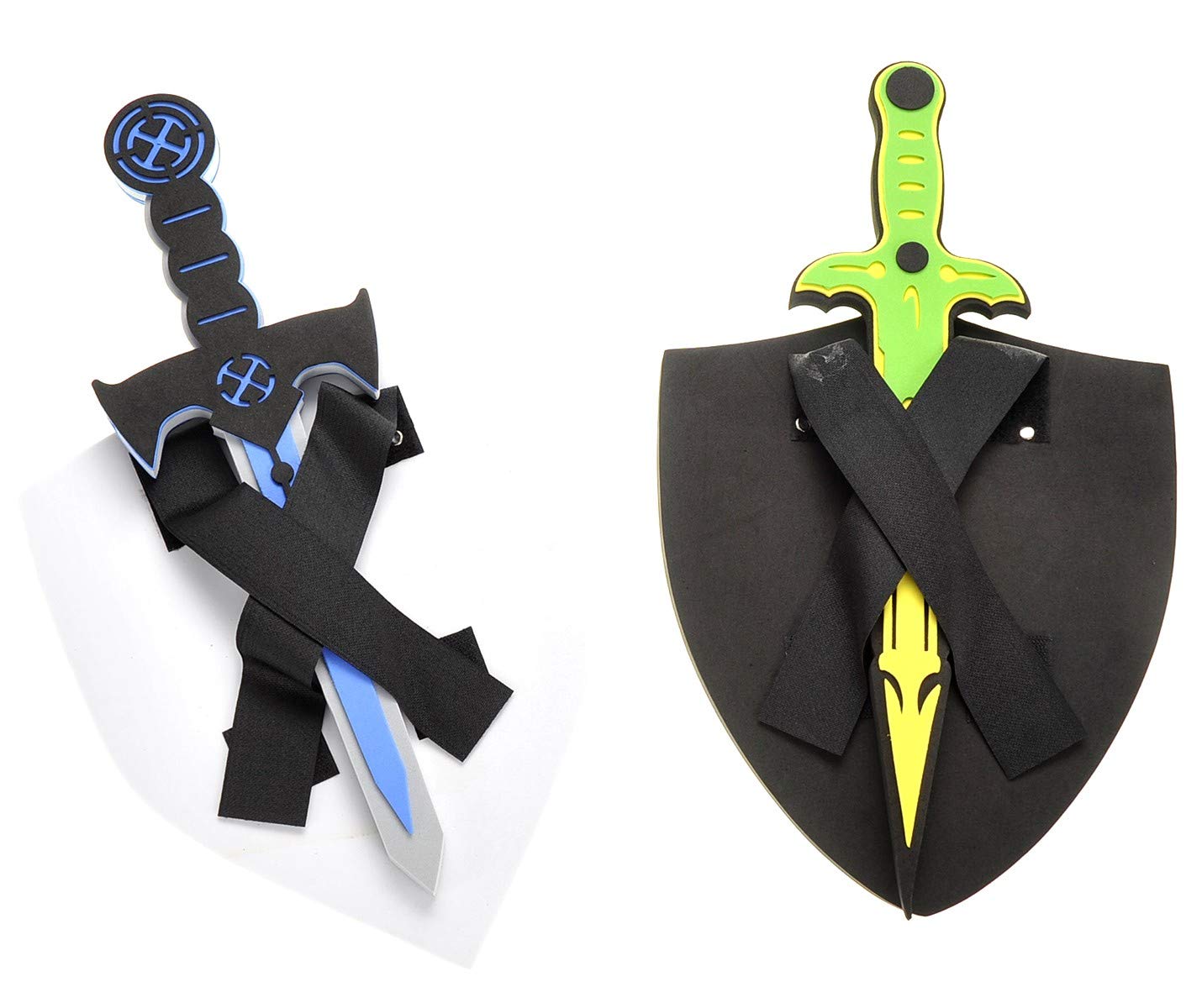 Dusky Shark Foam Swords & Shields Set – White Eagle vs Golden Lion