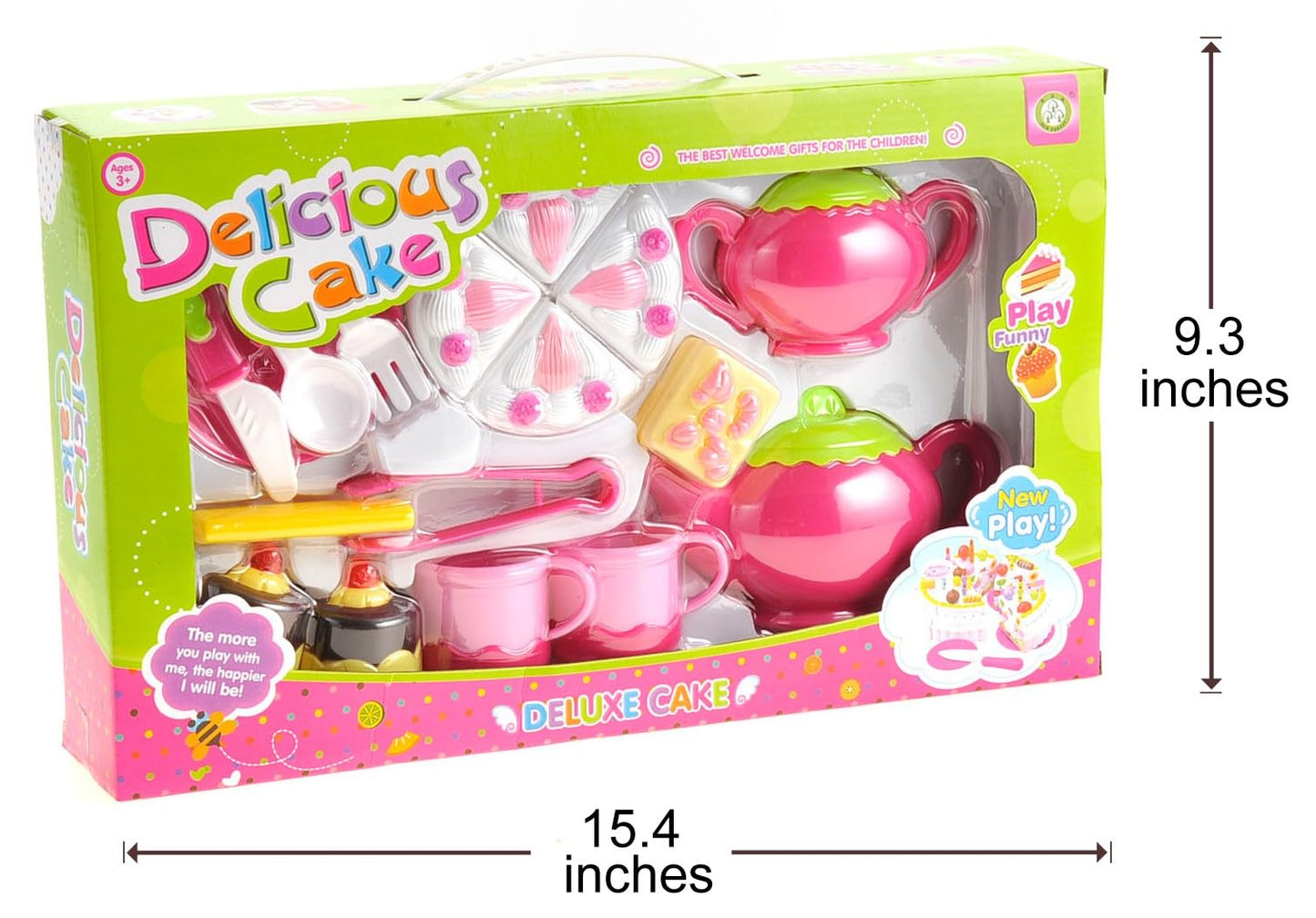 Cake and Dessert Play Set for Kids - Pretend Bakery Toys and Accessories