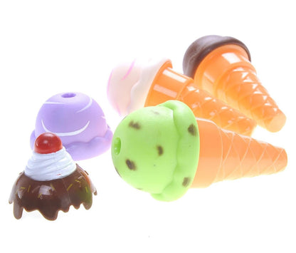 Ice Cream Parlor Playset Toy for Kids - Pretend Play Ice Cream Stand