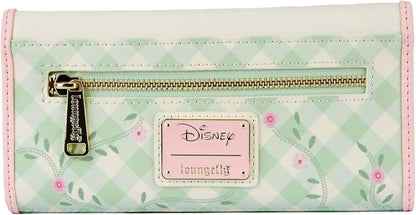 Loungefly Disney Bambi Springtime Gingham Trifold Wallet Cute Women's Accessory