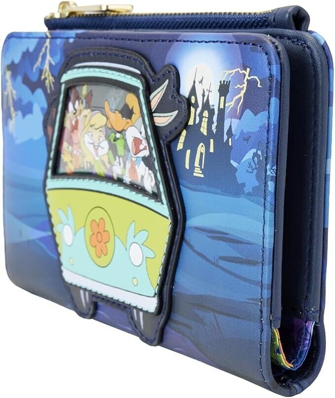 Looney Tunes Warner Bros 100th Anniversary Scooby-Doo Mash-Up Flap Wallet