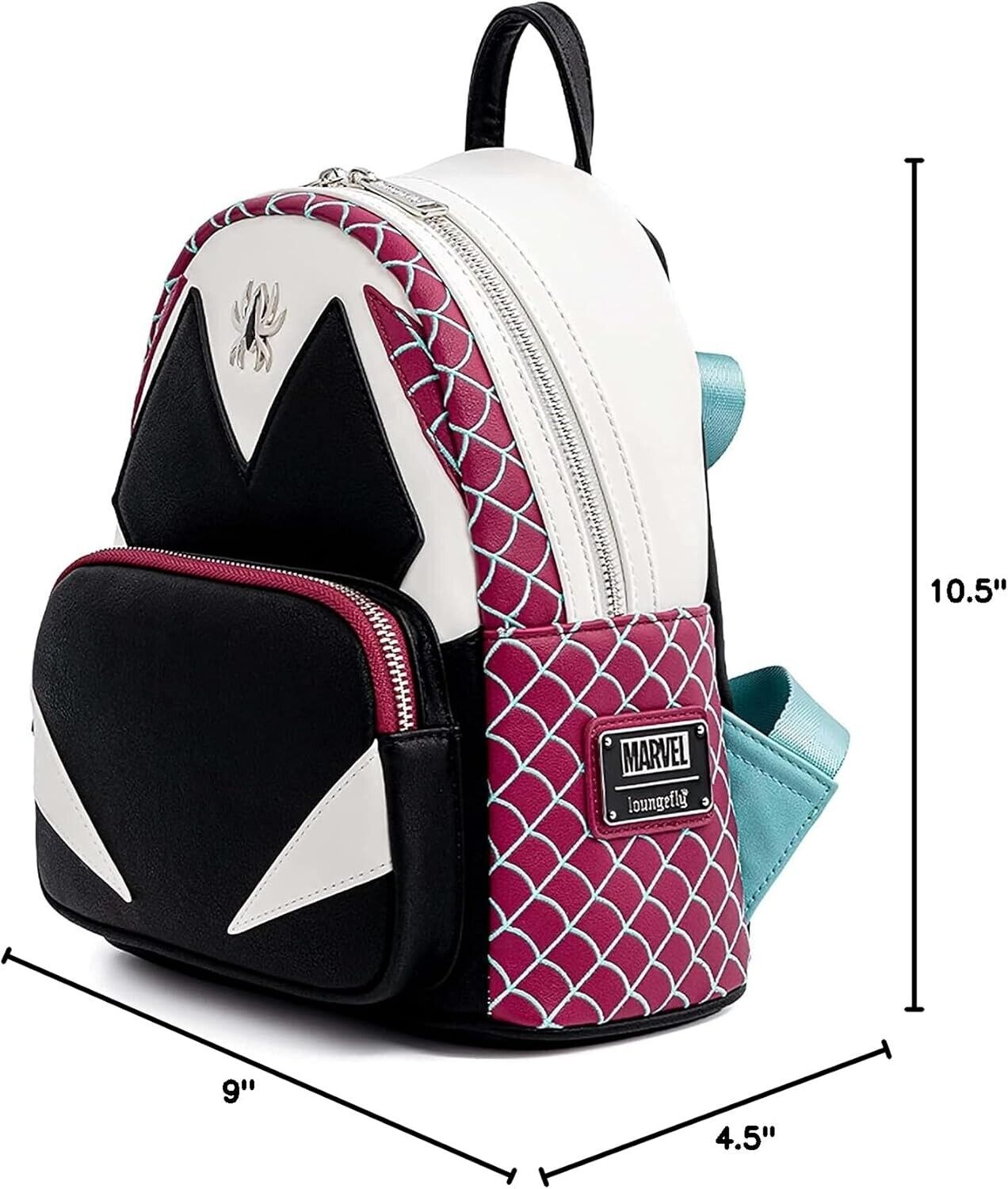 Loungefly Marvel Spider Gwen Cosplay Womens Double Strap Shoulder Bag Purse