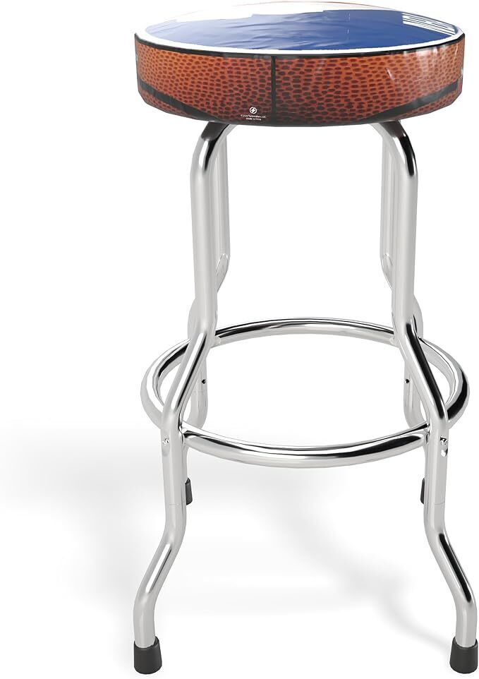 ARCADE1UP Adjustable Stool - Chrome-Plated Frame, Foam Padding