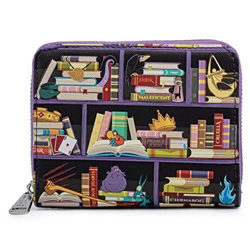 Loungefly Disney Villains Books Zip Around Wallet