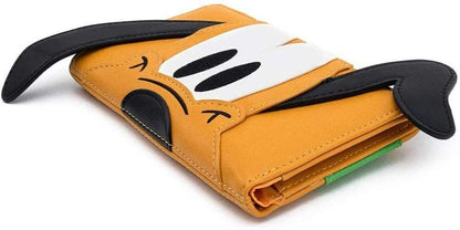 Loungefly x Disney Pluto Cosplay Flap Wallet (Orange/Green, One Size)